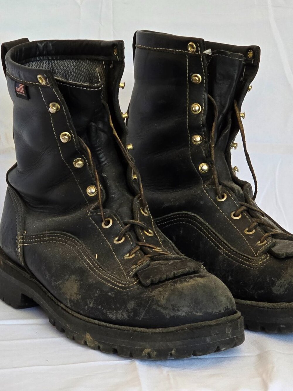 Danner Men's Super Rain Forest GTX Boot 8" Black Size 11D Made in USA